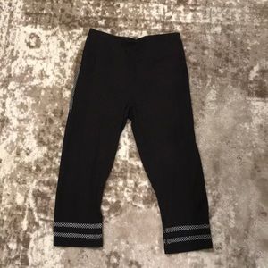 Bebe Sport black Capri leggings